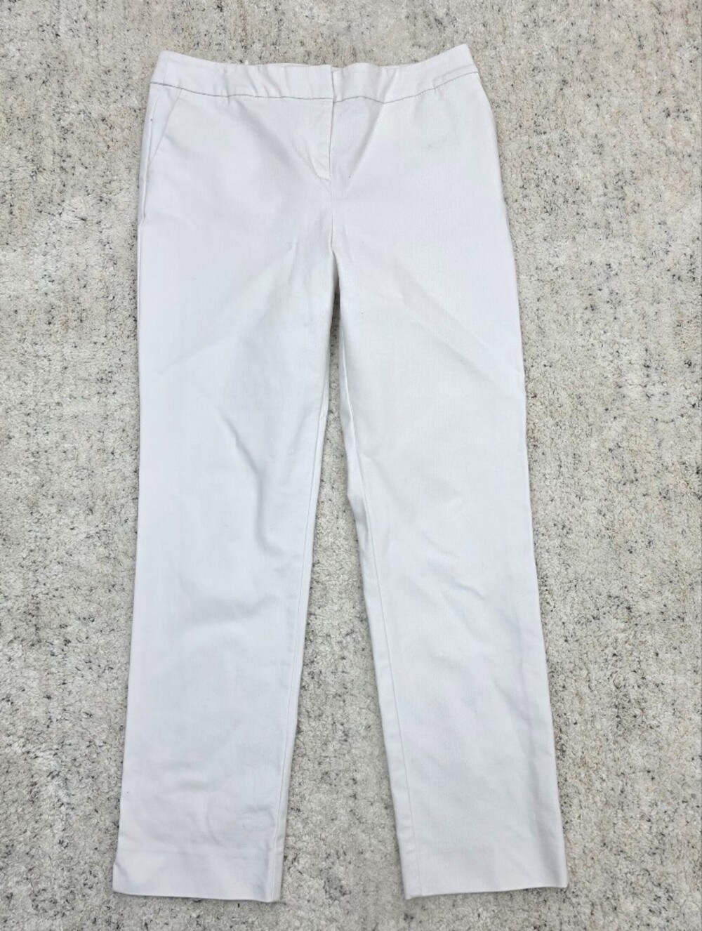 Boden Women's White Chinos - Slim Tailored Pants
